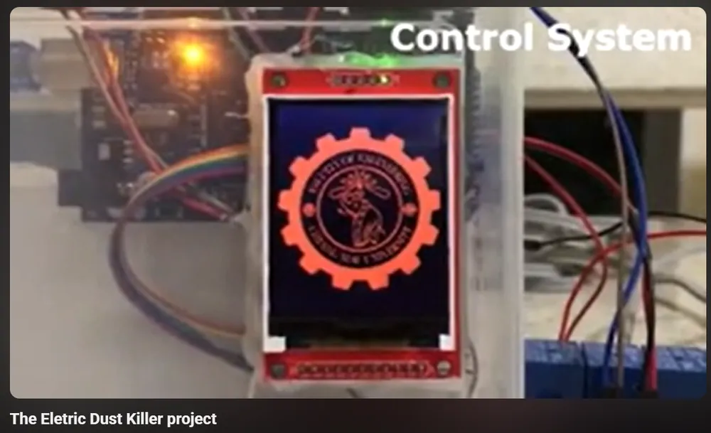 Electric Dust Killer control board with TFT display